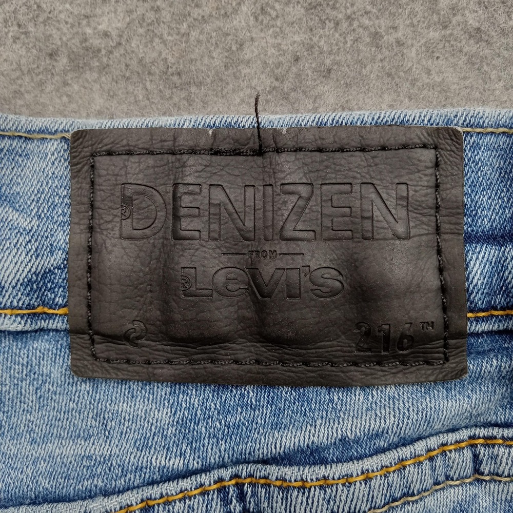 Denizen‎ From Levis Jeans Mens 29x32 Light Wash 216 Slim Straight Distressed - Picture 5 of 10